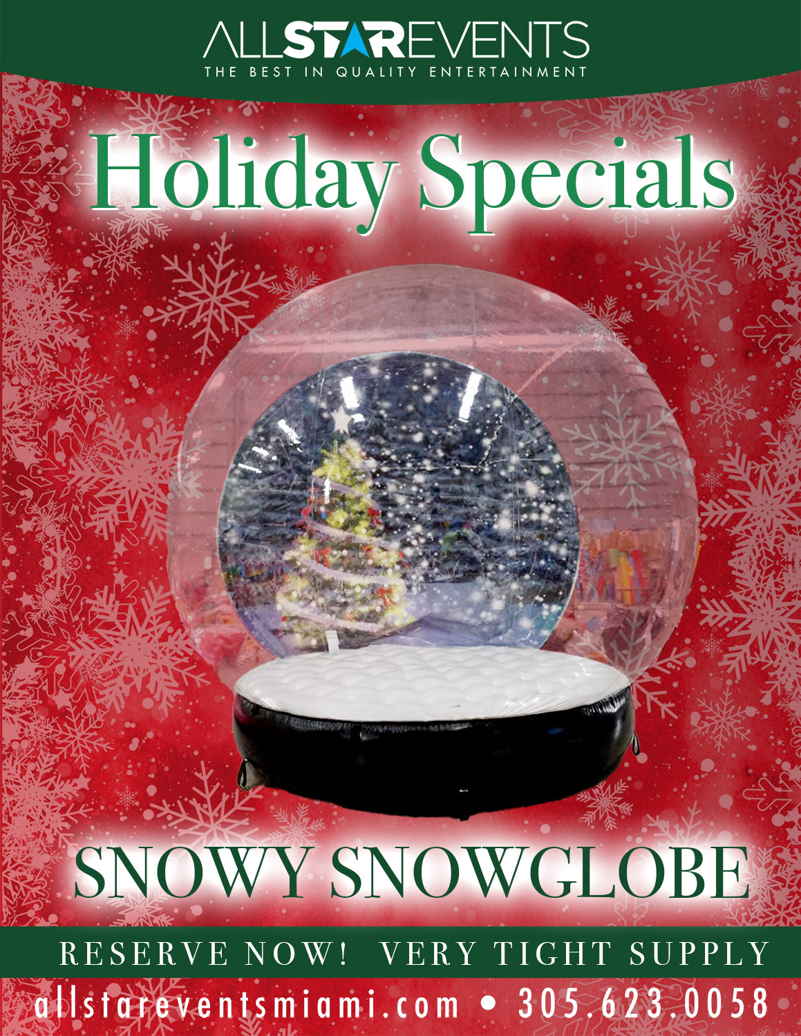 Snowy-Globe-bounce Snowy Globe - Holiday Slide
