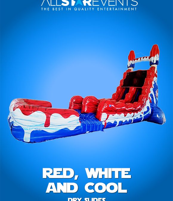 Red, White and Cool Dry Slide